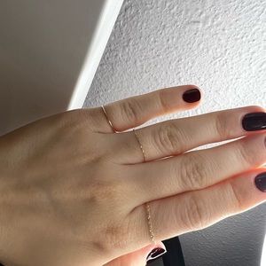 Catbird ring set including pinky ring